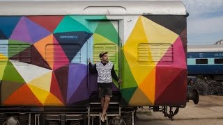 WRUNG X OKUDA quotINDIA 2015quot JUST DO ART [upl. by Persian]