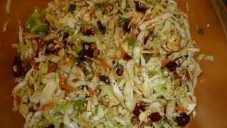 Crunchy Oriental Coleslaw Recipe Become Your Own Favorite Chef with Amy Westerman [upl. by Niran]