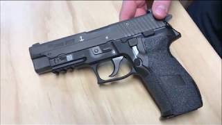 Overview Sig P226MK25 Factory Side Panel  TALON Grips [upl. by Eniamzaj]