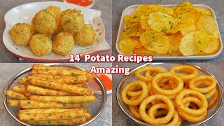 14 Amazing Potato Recipes Collections  French Fries  Potato Chip  Potato Snack Potato Sticks [upl. by Lynnett]