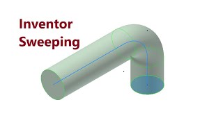 Autodesk Inventor  Grundlagen  Sweeping  Tutorial  Deutsch  003 [upl. by Seroka]