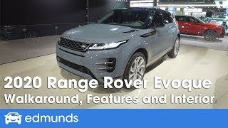 2020 Range Rover Evoque First Look — Walkaround Features and Interior [upl. by Cohdwell]