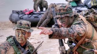 US Marines SmallUnit Amphibious Raid – CompanySized Boat Raid [upl. by Hermann625]