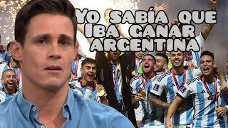 Reacción de Edu Aguirre tras ganar el mundial Argentina primeras palabras en el chiringuito [upl. by Meid]