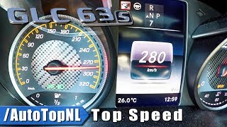 2019 Mercedes AMG GLC 63 S ACCELERATION amp TOP SPEED 0280kmh by AutoTopNL [upl. by Aicerg]