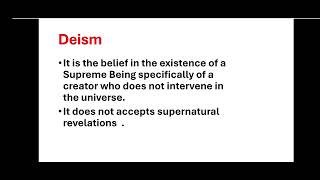 Deism Vs Theism [upl. by Way348]