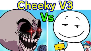 Friday Night Funkin VS Cheeky V3 Full Week 14  Cutscenes FNF ModBobs OnslaughtRon Roblox [upl. by Redmer]