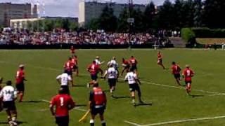 Półfinał Ekstraligi Rugby Budowlani Łódź vs Orkan Sochaczew 23 [upl. by Inness]