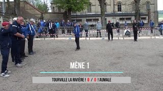 Championnat triplette vétérans 60 ans à Aumale  16ième de finale  Tourvile VS Aumale  19042023 [upl. by Akehsat]