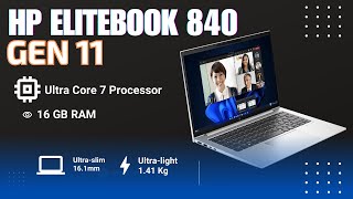 HP EliteBook 840 14 inch G11 Intel Core Ultra7 155H  specs techspecs [upl. by Tullusus]