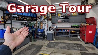 Making the Most of a Small Garage  Its Shop Tour Time [upl. by Sanjay793]