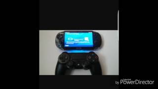 How to connect ps4 controller to psvita [upl. by Shirline840]