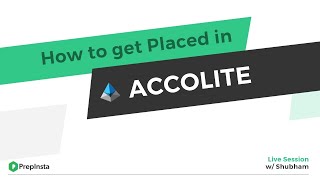 How to get placed in Accolite [upl. by Godewyn]