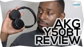 AKG Y50BT Bluetooth Headphones Review  Are they worth it [upl. by Gross]