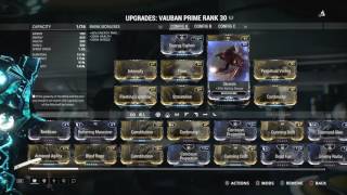 Warframe U21 Vauban Prime PV build 0 Forma [upl. by Htabmas38]