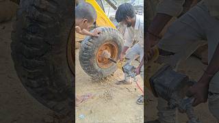 Jbc Tyre repair shortsvideo jcb [upl. by Doughty]