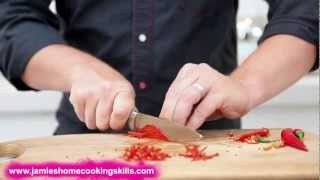 How To  prepare a fresh chilli with Jamie Oliver [upl. by Aydni]