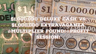 1000000 Deluxe Cash vs 1000000 Extravaganza ☆Multiplier Found☆Profit Session [upl. by Henrique238]