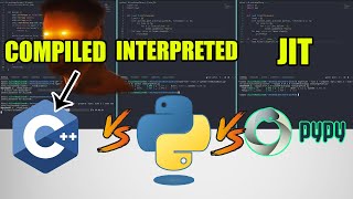 C vs Python vs PyPy yan yana hız karşılaştırması  Sonuçlar Şaşırtıcı [upl. by Martino]