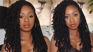 Simple Spring Twist Tutorial ft Outre Spring Twist Hair Passion Twist Protective Styles [upl. by Euqinomad127]