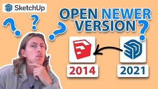 How To Open Newer version SketchUp Files Works on all versions [upl. by Sair253]