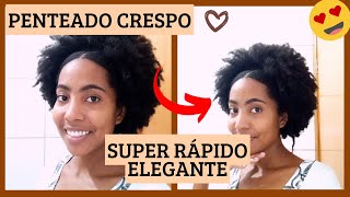 Penteado facil para criança com cabelo crespo  Penteado infantil  kids natural hairstyle [upl. by Saw537]