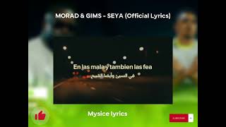 MORAD amp GIMS  SEYA LYRICSPAROLES [upl. by Ajidahk]