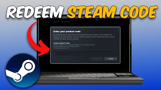 How to Redeem A Code on Steam  Steam Game Codes 2024 Tutorial [upl. by Georgeta]