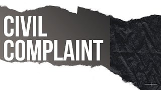 File a Civil Complaint  Initial Steps to Commence an Action [upl. by Rolf]