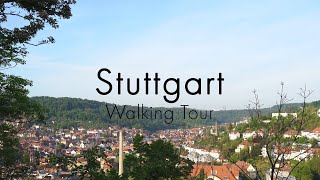 Stuttgart City South  Early Morning  Walking Tour  4K [upl. by Asirahc333]