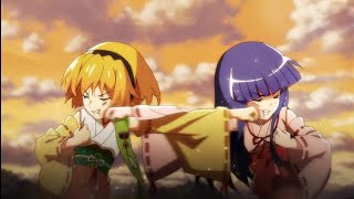 Rika vs Satoko AMV  Monster Skillet  Higurashi no Naku Koro ni Sotsu [upl. by Nawtna]