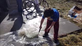 Kid Temper Tantrum VS 200Pound Block Of Ice  Original [upl. by Gill]