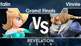 Rev2016  LooK  falln Rosalina Bayonetta vs Vinnie Sheik Rosalina Grand Finals  Smash 4 [upl. by Eam186]