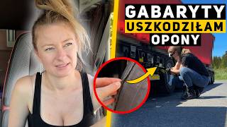 GABARYTY Uszkodziłam opony OVERSIZE TRANSPORT Damaged tires [upl. by Molohs]