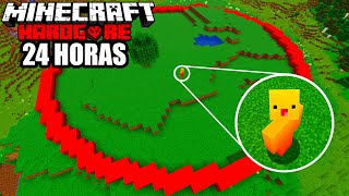 Sobreviví 24 Horas en un CIRCULO en MINECRAFT HARDCORE [upl. by Eseenaj]