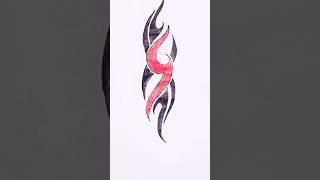 How to tattoo design in hand 😱 tattoo drawing art shorts viral [upl. by Bergeman]