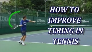 3 Drills To Improve Timing in Tennis [upl. by Adnol156]