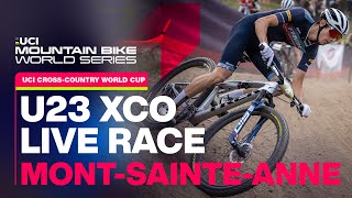 Mens U23 XCO World Cup MontSainteAnne Canada  UCI Mountain Bike World Series [upl. by Feodora]