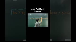 Lewis acidity sequence of boranes csirchemicalscience chemistry iitjam [upl. by Bornie]