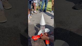 Water Bottle Rocket 🚀 stem experiment science [upl. by Sonny]