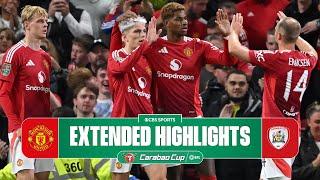 Manchester United vs Barnsley Extended Highlights  Carabao Cup  CBS Sports Golazo [upl. by Alys549]