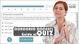 Guida al Quiz del concorso docenti [upl. by Yale]