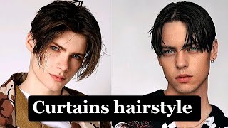 How to Style a CURTAINS Hairstyle [upl. by Kristel]