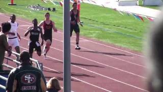 Joey Brankers 200m Race at Trabuco Hills Invitational 2009 [upl. by Amikat243]