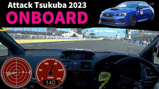 アタック筑波 車載ampデータロガー合成【WRX VAB】 [upl. by Thunell584]