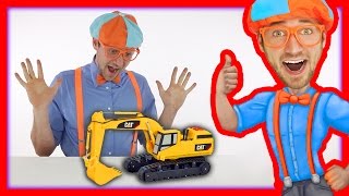 Learn the Parts of an Excavator with Blippi Toys [upl. by Iaverne]