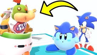 Baby Sonic And Bowser Jr Go To School  Super Smash Bros Ultimate Movie [upl. by Larrabee]