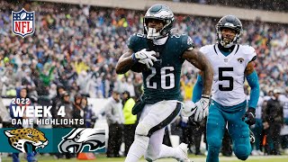 Jacksonville Jaguars vs Philadelphia Eagles  Week 4 2022 Game Highlights [upl. by Nahtanaoj]