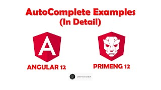 PrimeNG Autocomplete in Angular Application [upl. by Huberto]