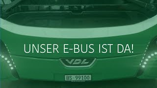 Der erste batteriebetriebene GelenkEBus der BVB [upl. by Karrah]